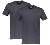 LERROS Herren T-Shirt/Serafino 1/2 ARM 20010150, 269 Rock Grey, M