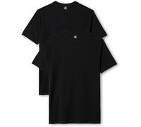 LERROS Herren Rundhals T-Shirt Doppelpack (2003014) – Regular Fit – Schwarz XXL