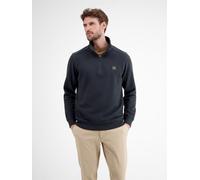 Sweatshirt LERROS, Herren, Gr. M, foam weiß, Sweatware, Obermaterial: 83% Baumwolle, 16% Polyester, 1% Elasthan, unifarben, regular fit normal, ohne Ausschnitt, Rippbündchen, Sweatshirts, mit Logo Sti