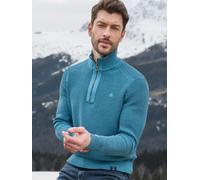 LERROS Herren Troyer in Strukturqualität - Swedish Blue XXXL