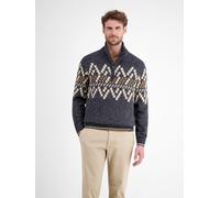 LERROS Herren-Troyer mit Norwegermuster - Classic Navy XXXL
