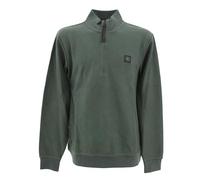 LERROS, Herren Troyer Pullover Pulli Sweater Mock Zip Feiner Jaquardstrick Jägergrün XXL