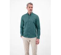 LERROS Herrenhemd aus Baumwoll-Leinen-Mix - Soft Teal S