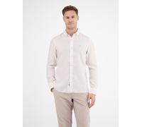 LERROS Herrenhemd in Leinen-Baumwoll-Blend - White XXL