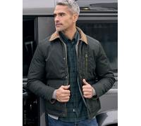 LERROS Maskuliner Blouson aus hochwertiger, gewachster Baumwolle - Original Olive XXL