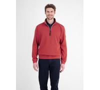 LERROS Hochwertiger Troyer aus Mischgewebe mit feiner Rippstruktur - Muted Red XL