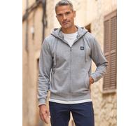 LERROS Hoodie Sweat-Jacke - Platinum Grey Melange XXL
