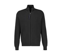 LERROS Sportive Strickjacke aus Baumwolle in modischer 2-Tone-Optik - Black L