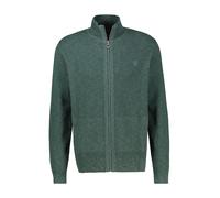 Strickjacke LERROS "Sportive Strickjacke aus hochwertiger Baumwolle", Herren, Gr. 3XL, grün (cedar grün), 100% Baumwolle, Strickjacken Strickjacke (12871610-XXXL) cedar grün