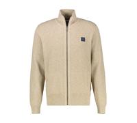LERROS Sportive Strickjacke aus hochwertiger Baumwolle - Gravel Beige Melange XXL