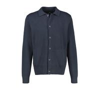 LERROS Feingerippte Strickjacke im Milano-Stil aus reiner Baumwolle - Classic Navy L