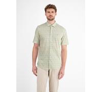 LERROS Jerseyhemd für Herren, sommerlich gemustert - White M