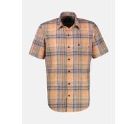 LERROS Kariertes Herrenhemd in Großen Größen - Pale Papaya 5XL