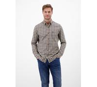 LERROS Kariertes Herrenhemd, sportiv und stilbewusst - Light Coffee XL