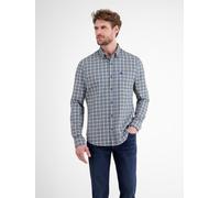 LERROS Karohemd Herren Regular Fit Baumwolle blau, XXL