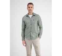 LERROS Kariertes Langarmhemd für Herren - Coastal Sea Blue S