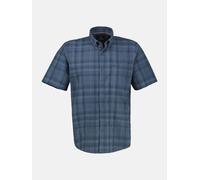 Kurzarmhemd LERROS "LERROS", Herren, Gr. 5XL, extraweit, blau (crispy blau), 100% Baumwolle, Kurzarm, Hemden (73070849-5XL) crispy blau
