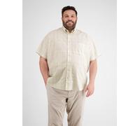 Kurzarmhemd LERROS "LERROS", Herren, Gr. 4XL, extraweit, weiß, 100% Baumwolle, Kurzarm, Hemden (29464554-4XL) weiß