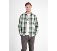 LERROS Langarmhemd Herren Regular Fit Baumwolle oliv, L