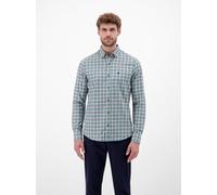 LERROS Karohemd Herren Regular Fit Baumwolle blau, XL