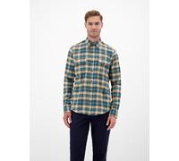 LERROS Casual Flanellhemd - weicher Twill, starker Style - Swedish Blue XXL