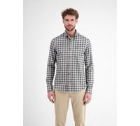 LERROS Karohemd Herren Regular Fit Baumwolle oliv, L