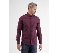 LERROS Karohemd mit Dobby-Struktur - Ruby Red S