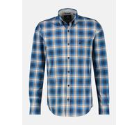 LERROS Karohemd mit Fischgratstruktur - Vivid Blue 6XL