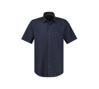 LERROS Lässiges Kurzarmhemd aus Baumwolle mit Streifenstruktur - Classic Navy L