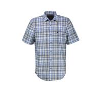 LERROS Kurzarmhemd in frischem Karo-Look aus luftigem Mischgewebe - Classic Navy XXL