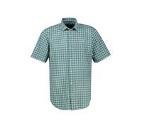 LERROS Kariertes Kurzarmhemd in Seersuckerqualität - Soft Teal XXXL
