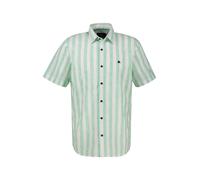 LERROS Gestreiftes Kurzarmhemd aus Baumwollmix - Mint Water XXXL