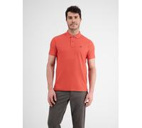Poloshirt LERROS "LERROS", Herren, Gr. XXXL, rot (deep coral rot), 60% Baumwolle, 40% Polyester, ohne Ausschnitt, Kurzarm, Shirts (36263515-XXXL) deep coral rot