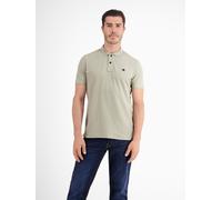 Poloshirt LERROS "LERROS Klassischer Polostyle in *Cool & Dry* Piquéqualität" Gr. S, grau (soft stone) Herren Shirts (86287406-S) soft stone