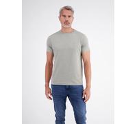 LERROS Klassisches Rundhals Herren T-Shirt - Platinum Grey Melange XXL