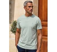 LERROS Klassisches T-Shirt aus reiner Baumwolle mit Rundkragen - Bay Green M