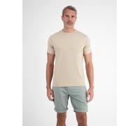 LERROS Klassisches T-Shirt aus reiner Baumwolle mit Rundkragen - Gravel Beige XXXL