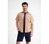 LERROS Kurzarmhemd *Geometric AOP* - Gentle Peach S