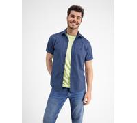 LERROS Kurzarmhemd *Geometric AOP* - Travel Blue S