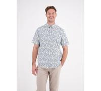 LERROS Herren Halbarmhemd, floral bedruckt - White S