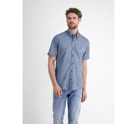 LERROS Kurzarmhemd Herren Regular Fit blau, L