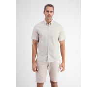 LERROS Kurzarmhemd mit geometrischem Muster - White S