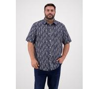 LERROS Kurzarmhemd mit marinem All-over-Print - Classic Navy 5XL