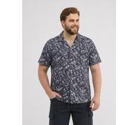 LERROS Kurzarmhemd mit Print aus Baumwolle in großen Größen - Classic Navy 4XL