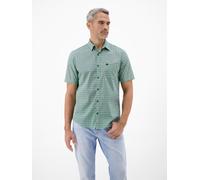 LERROS Kurzarmhemd mit Print aus Popeline-Stretch-Material - Mint Water XL