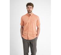 LERROS Kurzarmhemd mit verdecktem Button-down-Kragen - Pale Papaya M