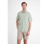 LERROS Kurzarmhemd, unifarben aus pflegeleichtem Materialmix - Bay Green L