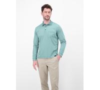 LERROS Langarm Polo mit Brusttasche aus Baumwollmix - Arctic Blue XL