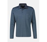 LERROS Langarm Polo mit Brusttasche aus Baumwollmix - Classic Navy XL