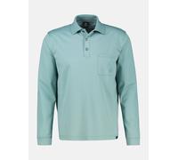 LERROS Langarm Polo mit Brusttasche in Grossen Grössen - Arctic Blue 5XL